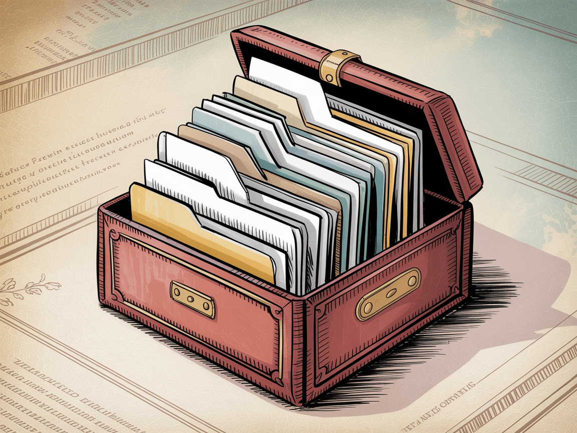 MBOX email archive file structure showing organized folders and contents